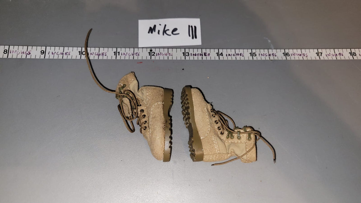 1/6 Scale Modern Era Desert Boots - Cloth Leather