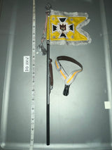 1/6 Scale WWII German Figure Flag Model - DID D80193 Cavalry Standard Bearer Anselm