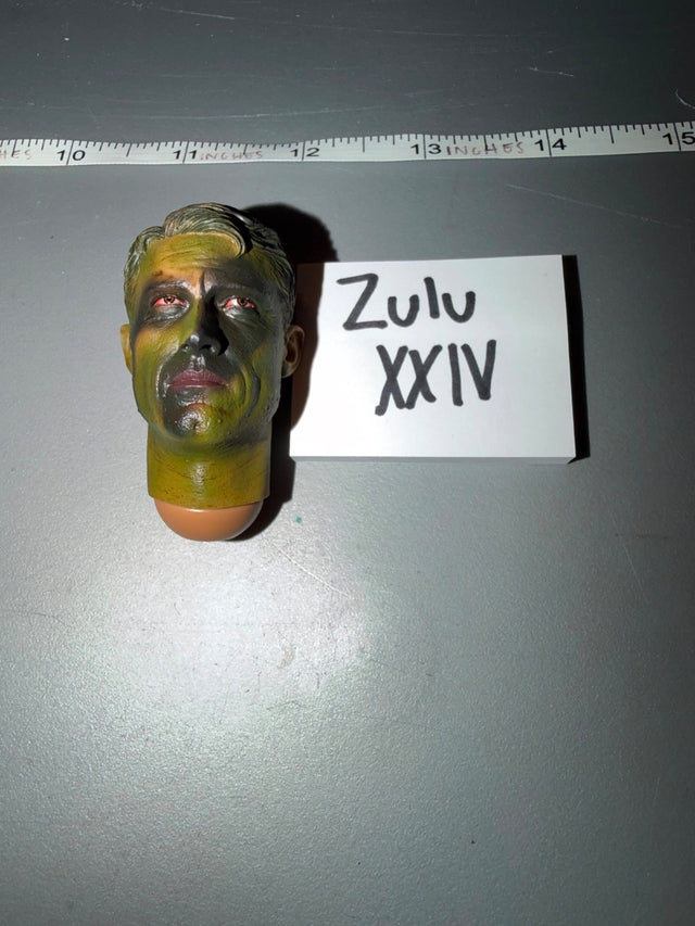 1/6 Scale Zombie Head Sculpt