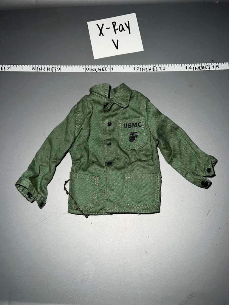 1/6 Scale WWII USMC Blouse Dungaree Shirt