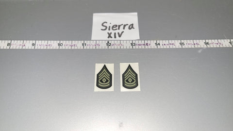 1:6 Scale WWII US Rank Patches