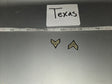 1/6 Scale WWII US Army Corporal Rank Chevrons Insignia Set - Texas