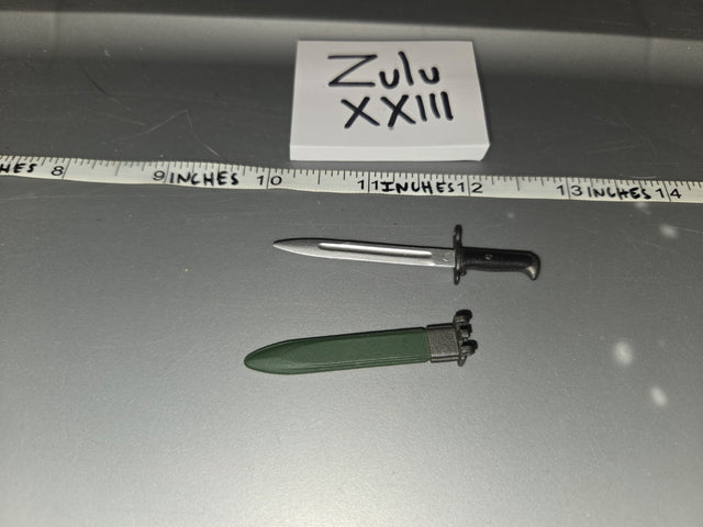 1/6 Scale WWII US M1 Bayonet and Scabbard