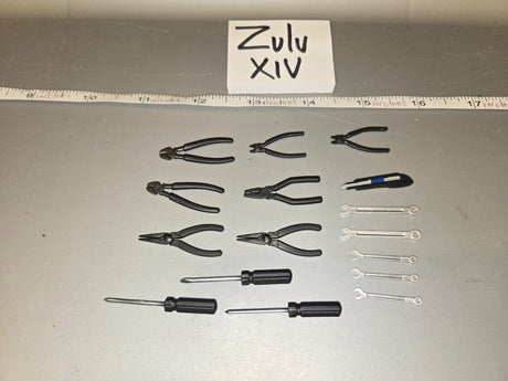 1/6 Scale Modern Civilian Miniature Tool Set - Zulu XIV