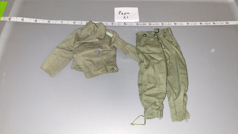 1/6 Scale WWII German Grey Tanker Uniform