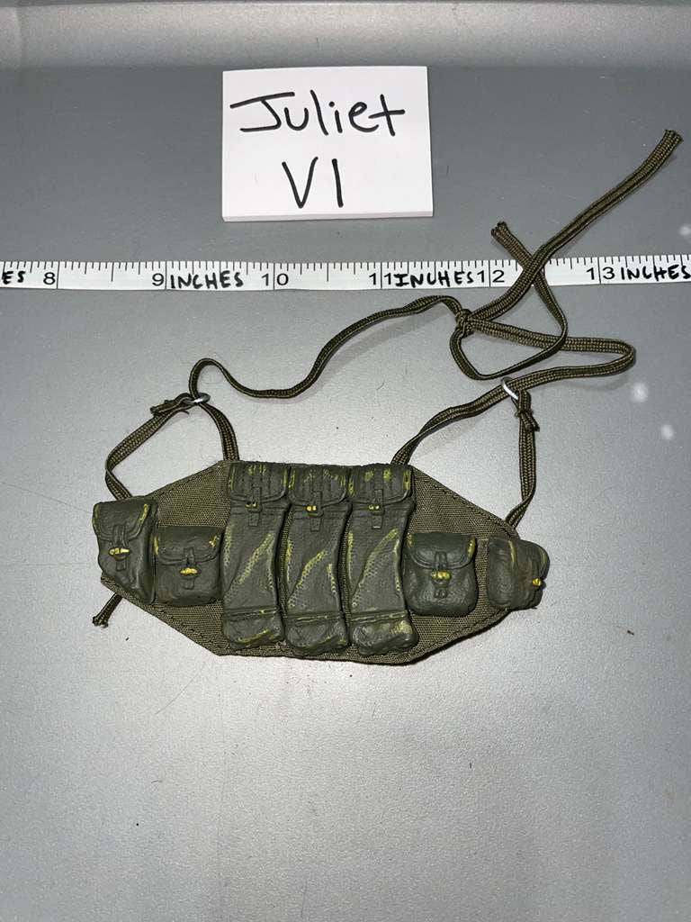 1/6 Scale Chicom AK Chest Rig - Vietnam NVA Vietcong