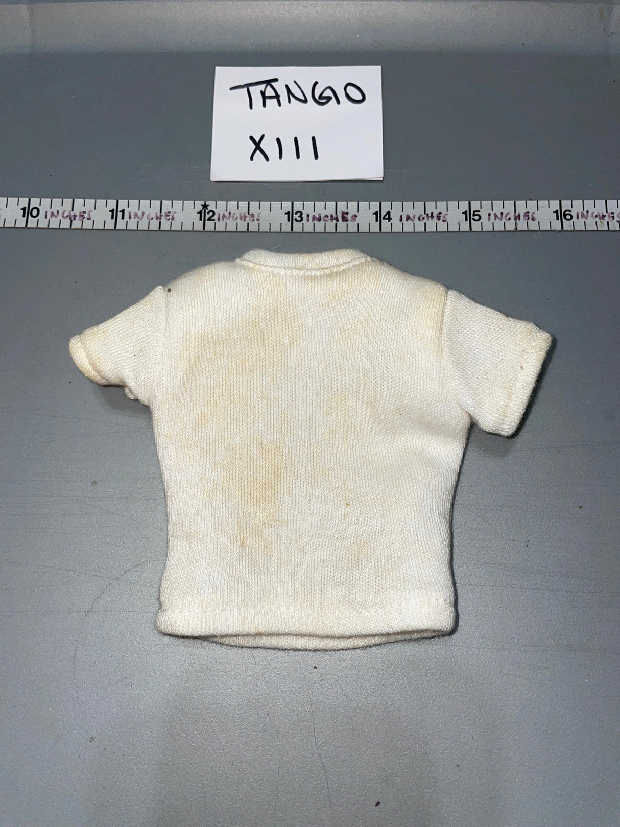 1:6 Scale Modern Era Stained White T Shirt