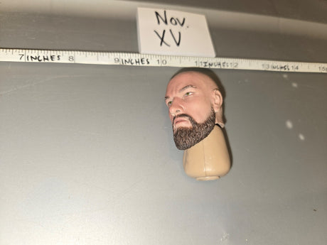 1/6 Scale Bald Bearded Male Head Sculpt - Nov. XV
