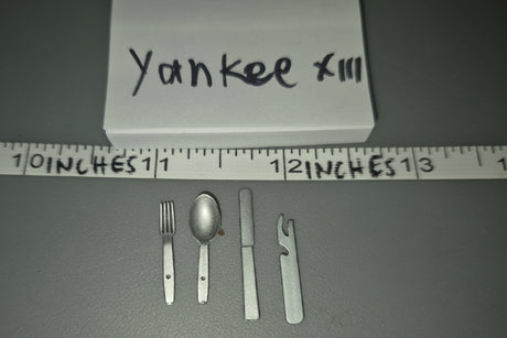 1/6 Scale WWII German Mess Kit Utensil Set