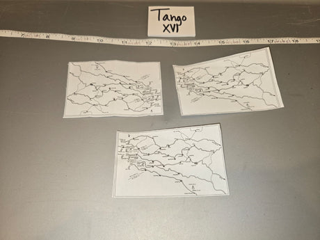 1/6 Scale WWII German Map Set - Tango XVI