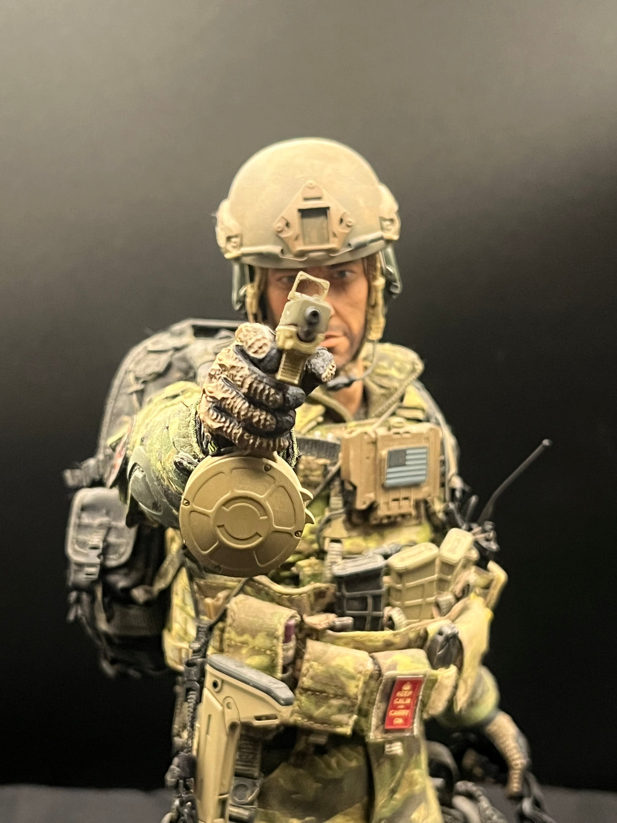1/6 Scale Modern Era US Special Forces Tiger Stripe Call of Duty Premium Dressed Figure