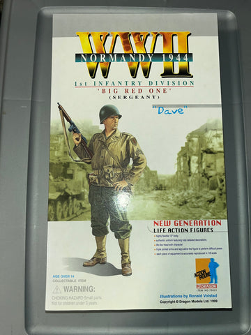 1/6 Scale WWII US Dave First Infantry Division Sgt - NIB Dragon