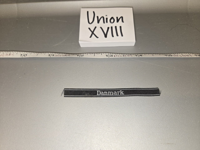 1/6 Scale WWII German Danmark Cuff Title - Union XVIII