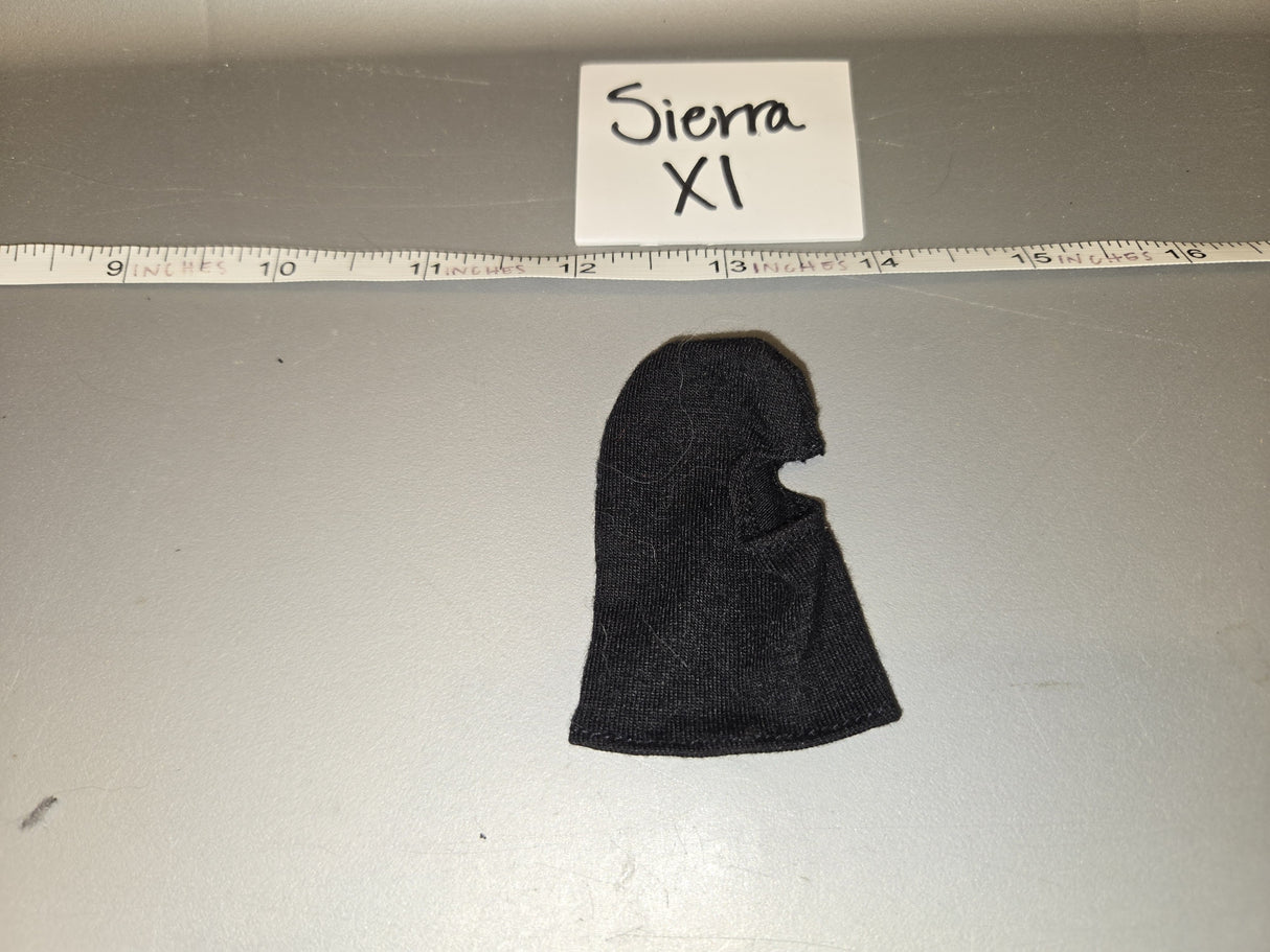1/6 Scale Modern Era Black Balaclava Mask