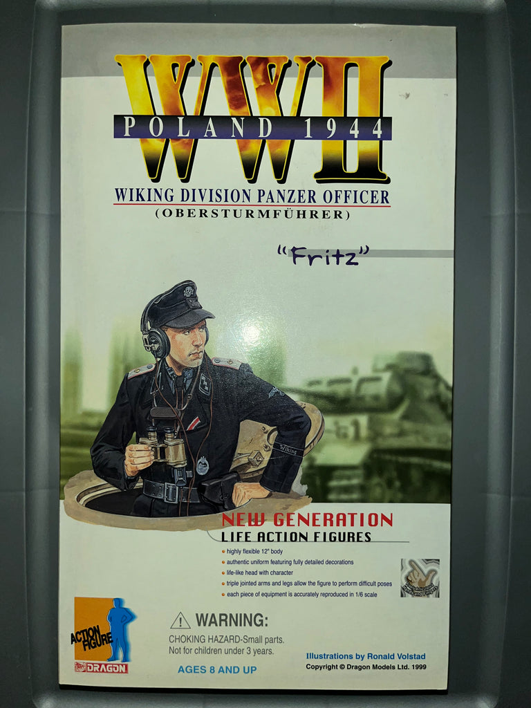 1/6 Scale WWII German Panzer Commander - Fritz - NIB Dragon