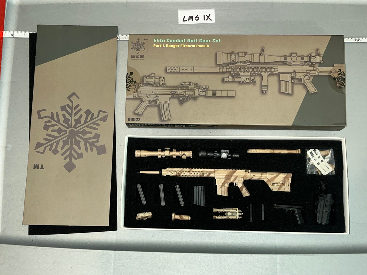 1/6 Scale Modern Era Elite Combat Unit Gear Set Part I. Ranger Firearm Pack A - NIB Easy and Simple Set 06022