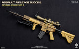 1/6 Scale Modern Era ASSAULT RIFLE 415 BLOCK 2 Weapons Set - NIB Easy and Simple Set D - OKW I