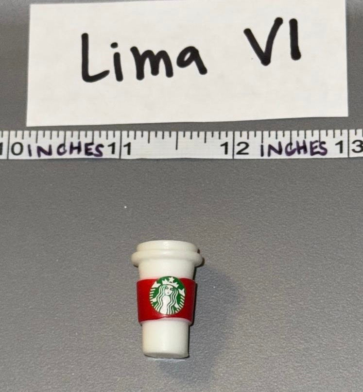 1/6 Scale Modern Era Starbucks Coffee Cup - Red