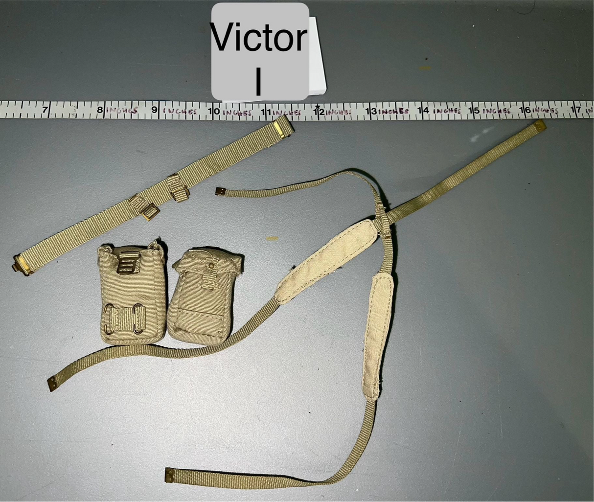 1:6 Scale WWII British Web Gear Set