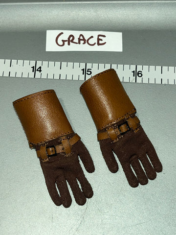 1/6 Scale WWII Japanese Naval Aviator Pilot Gloves - DID