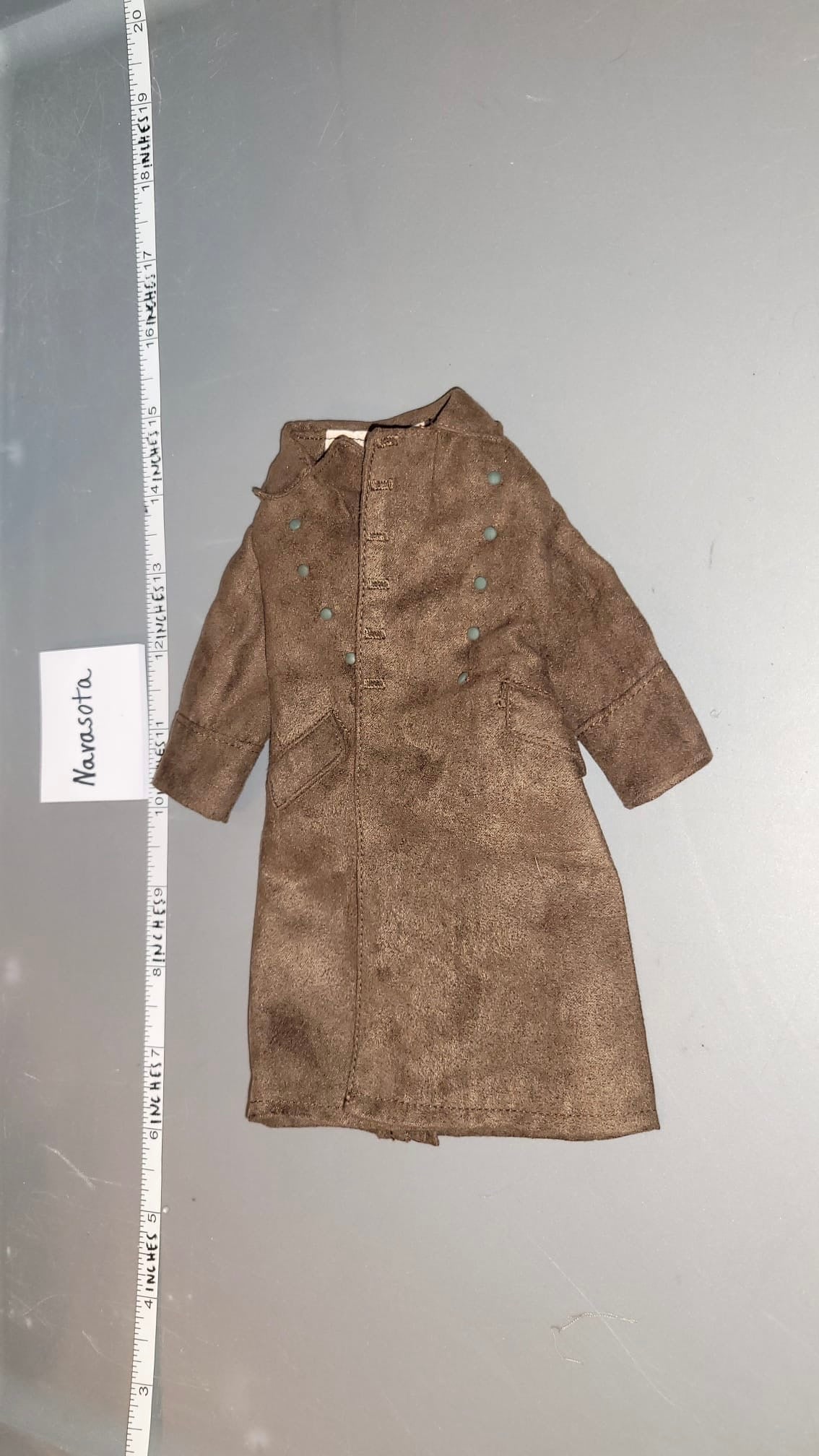 1/6 Scale WWII German Afrika Korps Brown Great Coat - DID