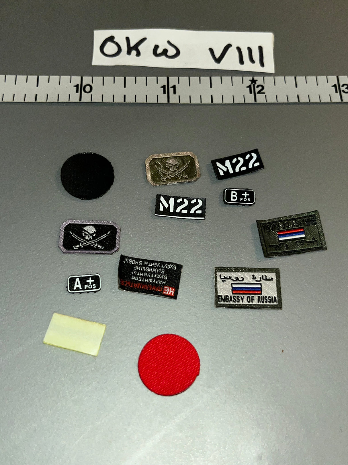 1:6 Scale Modern Russian Patches - SVR Zaslon DAM