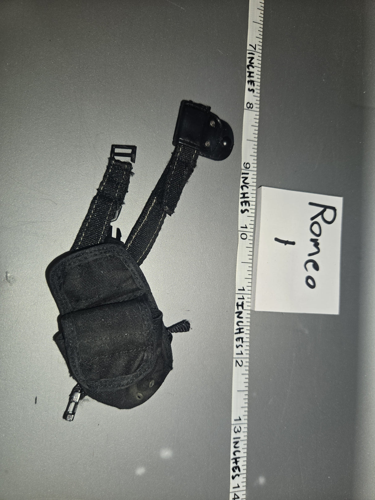 1/6 Scale Modern Era Police Black Web Belt