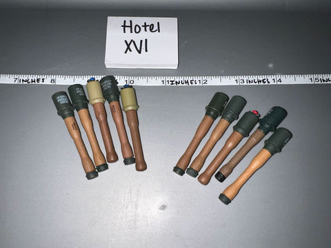 1/6 WWII German Grenade Lot