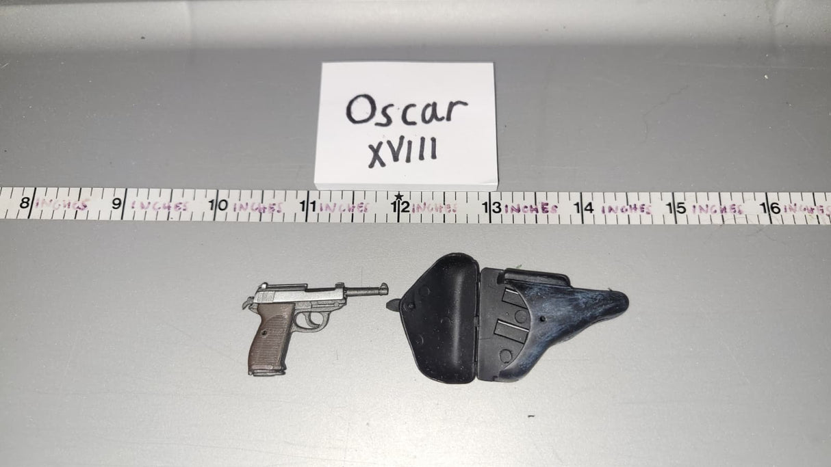 1/6 Scale WWII German Pistol and Holster