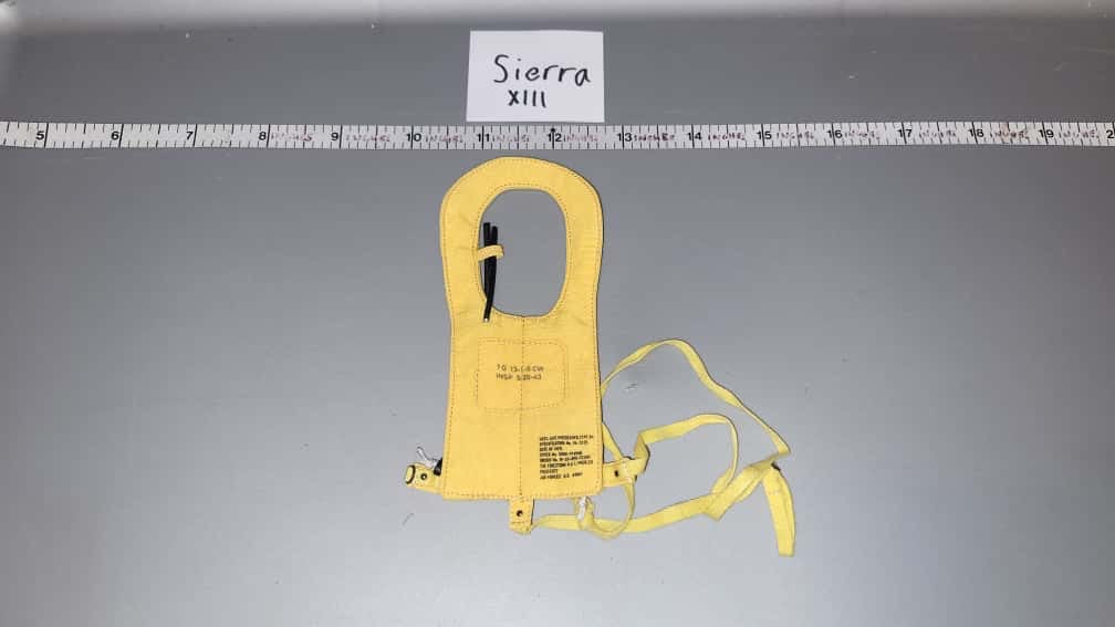 1:6 WWII US Bomber Crew Life Vest  - Aviator / Pilot