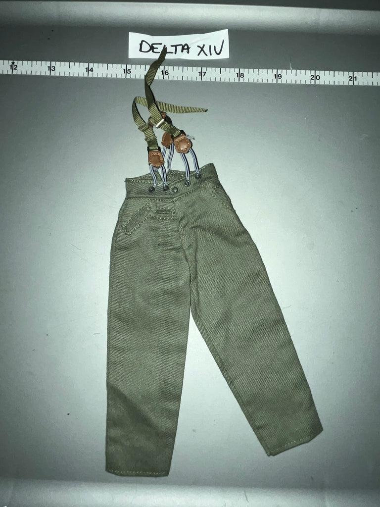 1/6 WWII German Pants with Suspenders -