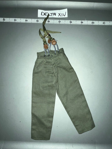 1/6 WWII German Pants with Suspenders -