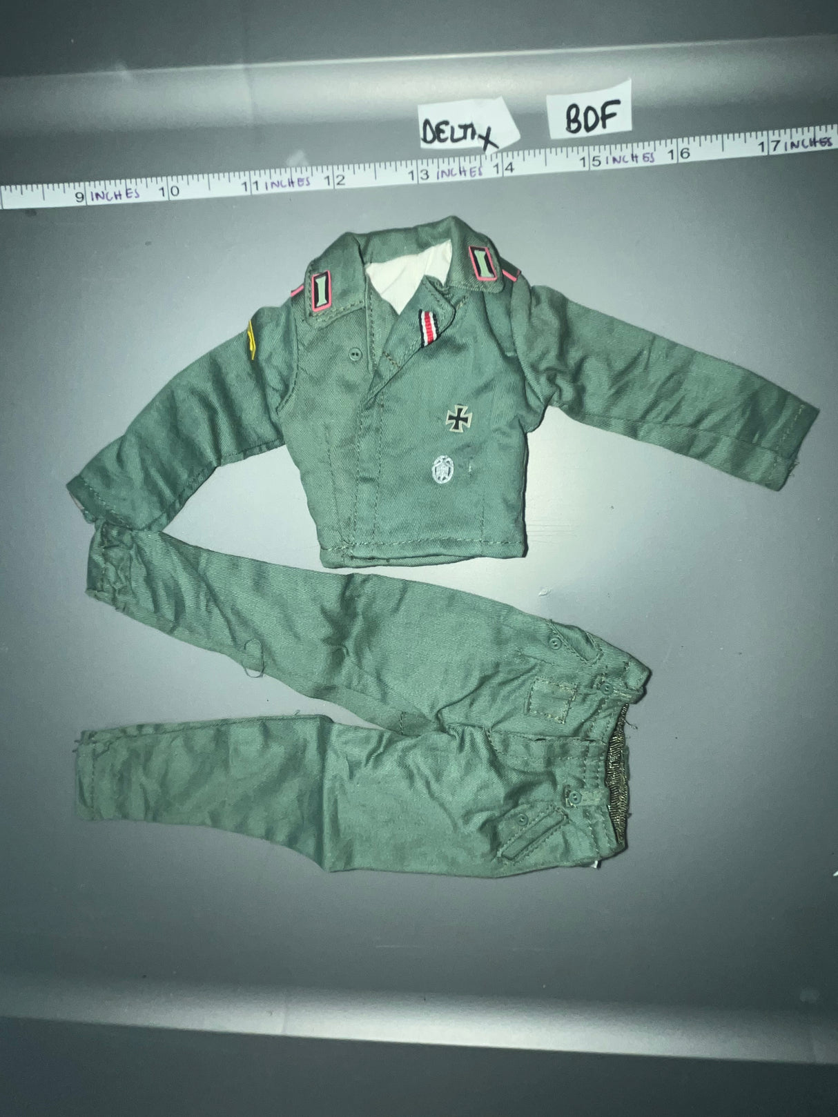 1/6 Scale WWII German Grey Tanker Uniform - BDF