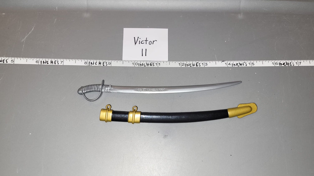 1/6 Scale Revolutionary War Napoleonic Saber and Scabbard