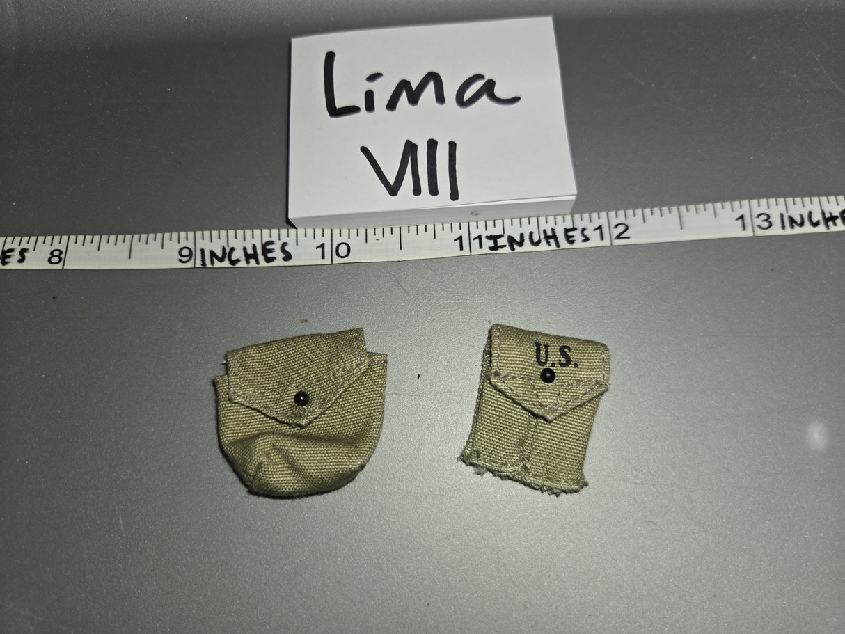 1/6 Scale WWII US .45 Pistol Pouch Lot