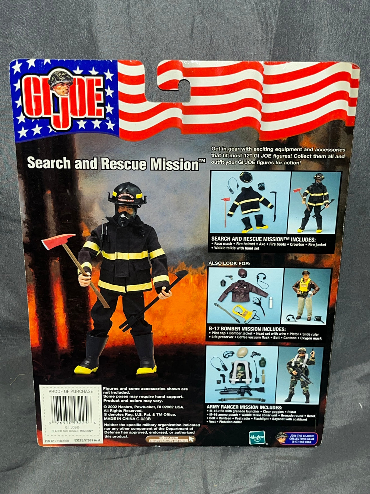 1/6 Scale GI Joe Modern Search and Rescue Mission Fire Fighter Weapons Set - NIB