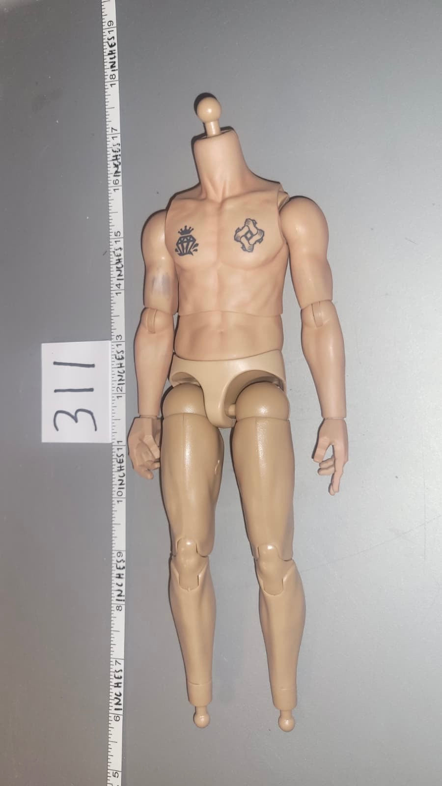 1/6 Scale DAM Gangsters Kingdom Nude Figures