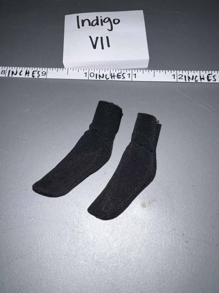 1:6 Scale Modern Era Black Socks