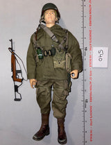 1/6 Scale WWII US Paratrooper Dressed Figure with Rifle and Helmet - Dragon