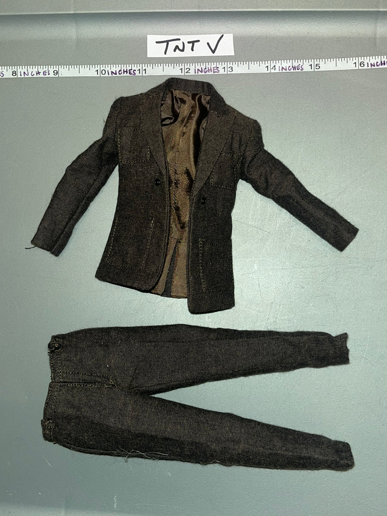 1/6 Scale 1920s Gangster Civilian Suit - Present Toys Half Face