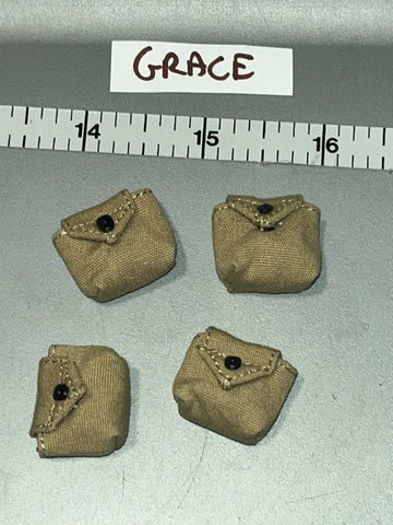 1:6 Scale WWII US Rigger Pouch Lot - DID