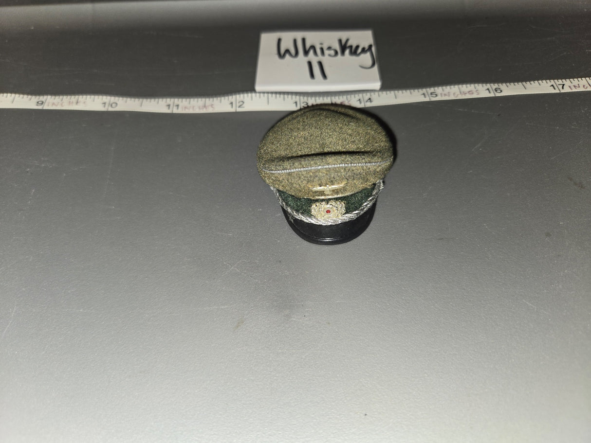 1/6 Scale WWII German Officer Visor Cap - Whiskey II
