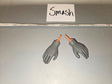 1/6 Scale Science Fiction Alien Clawed Gloved Hand Lot - Smash