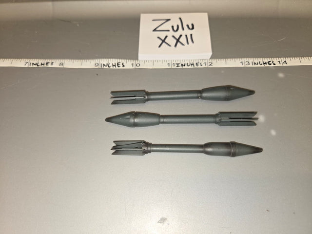 1/6 Scale WWII German Rocket Projectile Set