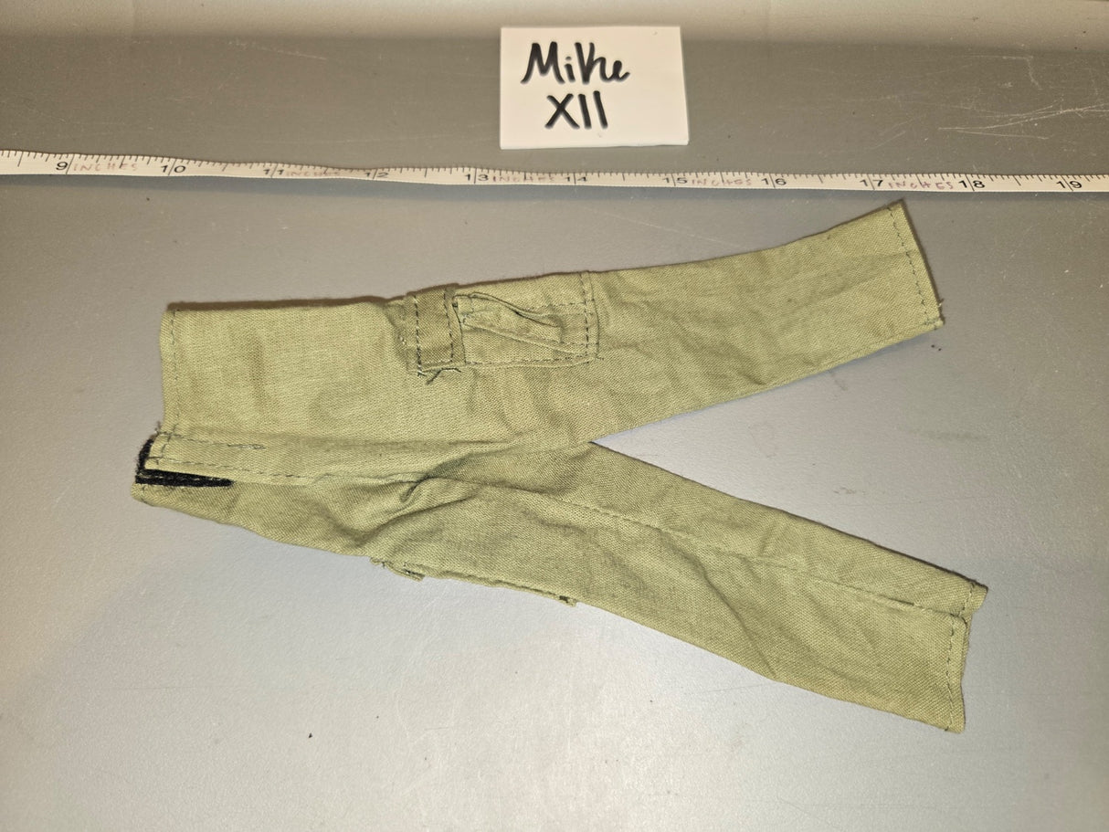 1/6 Scale WWII US Army Khaki Trousers - MiVre XII Wait, I need to remove fabric/material references. Let me revise: 1/6 Scale WWII US Army Trousers - MiVre XII