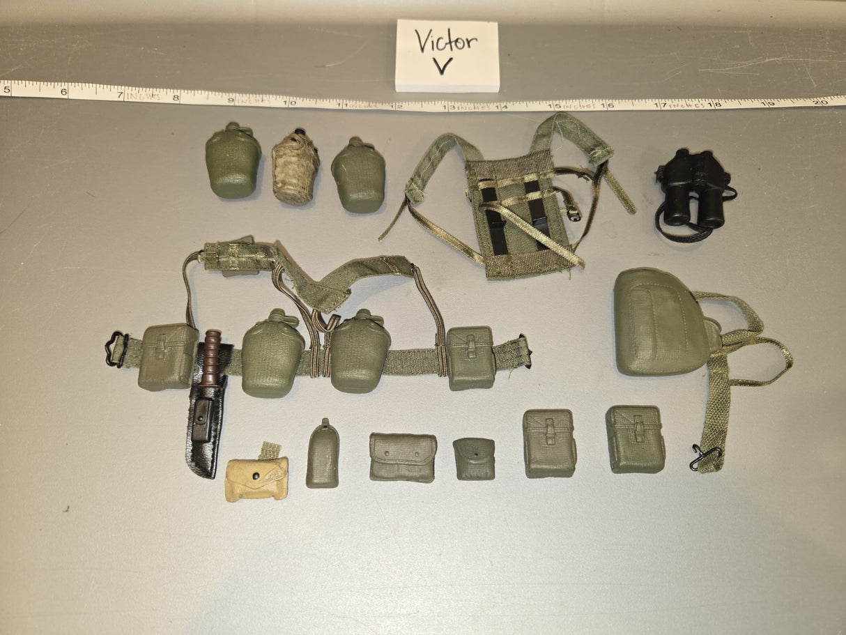 1/6 Scale Vietnam Era US Web Gear Lot - Victor V