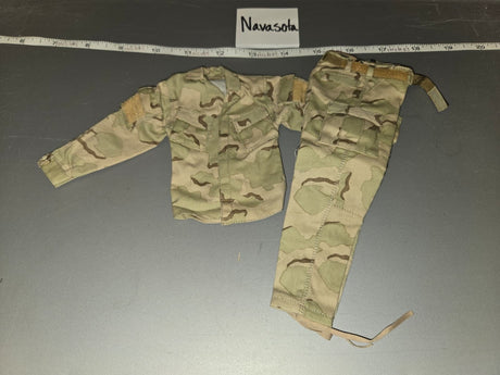 1/6 Scale Modern Era Desert Three-Color Camouflage BDU Uniform Set - Navasota