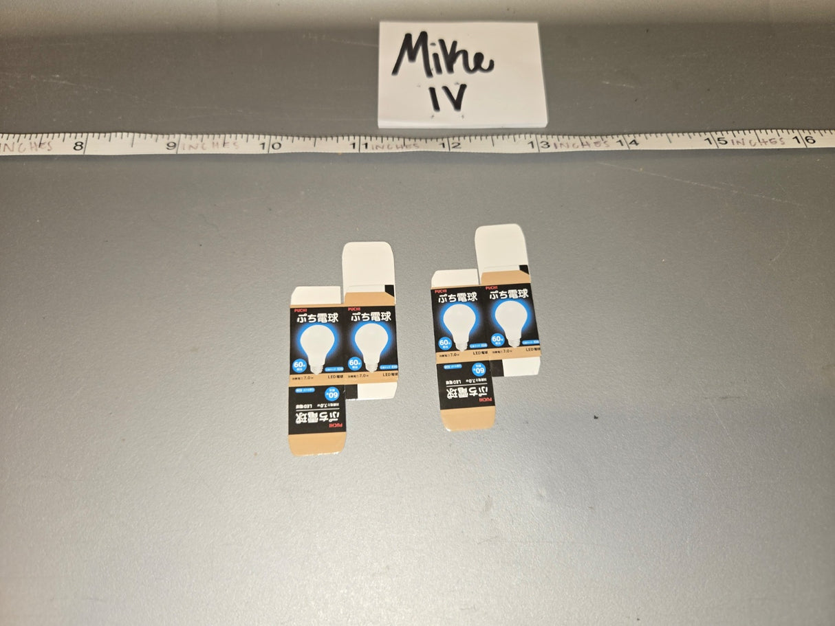 1/12 Scale Modern Japanese LED Light Bulb Box Set - Mike IV