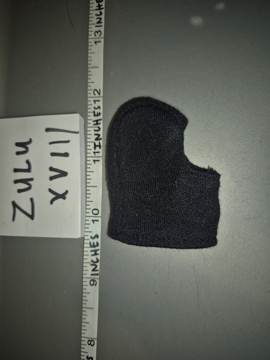 1/6 Scale Modern Era Black Balaclava Hood - Zulu XVII