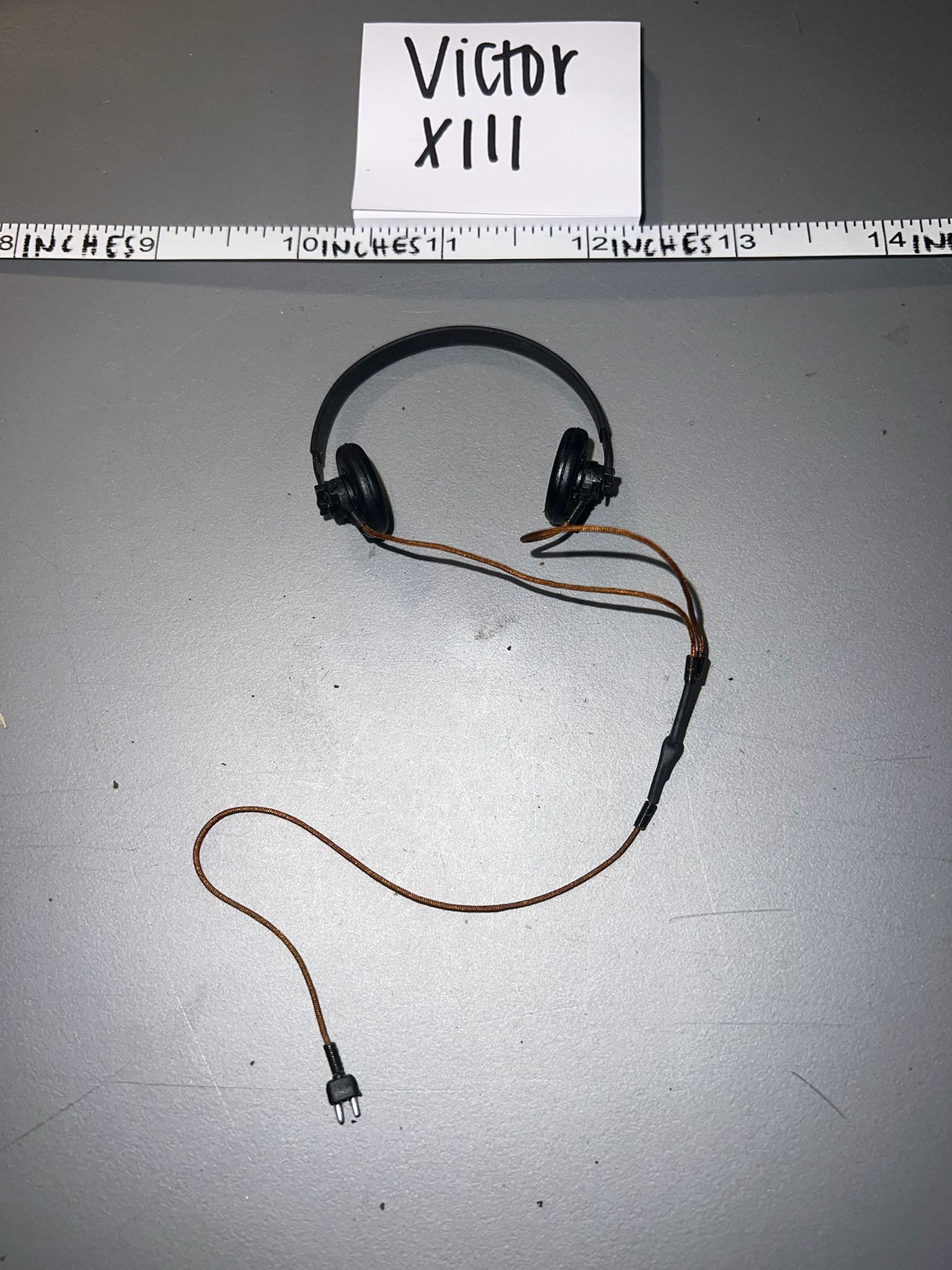 1/6 Scale WWII German Tanker Head Phones